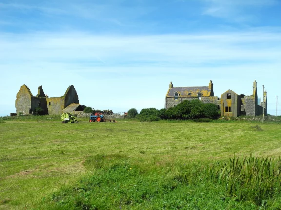 Le château d'Ormiclate (1707) sur Uist 