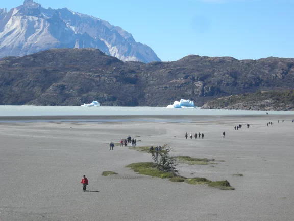 Parc national Torres del Paine: glacier Grey
