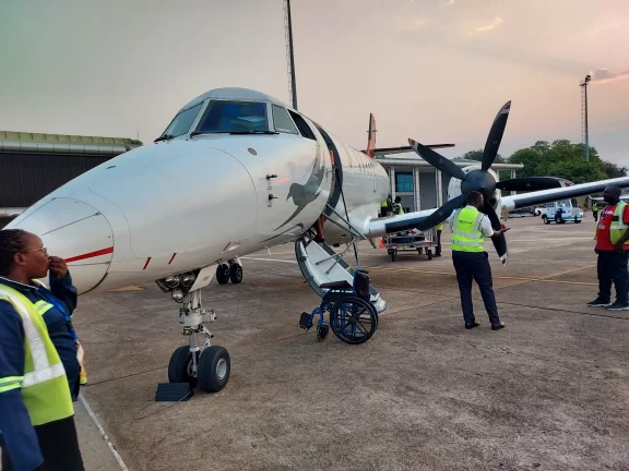 Des petits avions assurent la liaison depuis Lusaka vers les différentes régions.