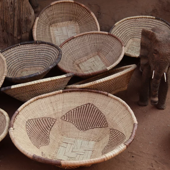Vannerie traditionnelle.