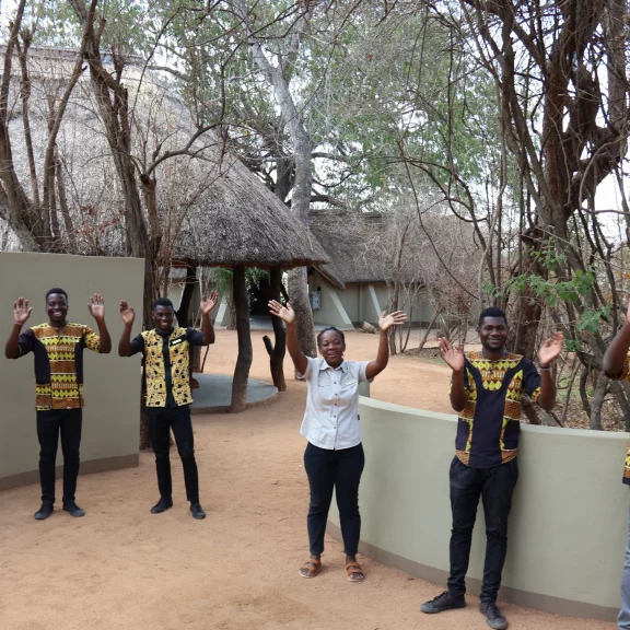 Accueil chaleureux aux Kafunta Lodges.