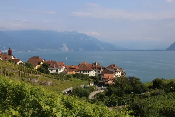 Vue sur le lac Léman.