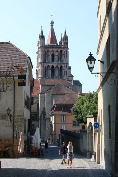 La cathédrale de Lausanne est l'un des principaux monuments gothiques en Suisse.