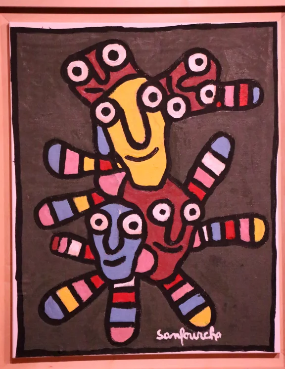 Passionnante la collection d'art brut de la ville.