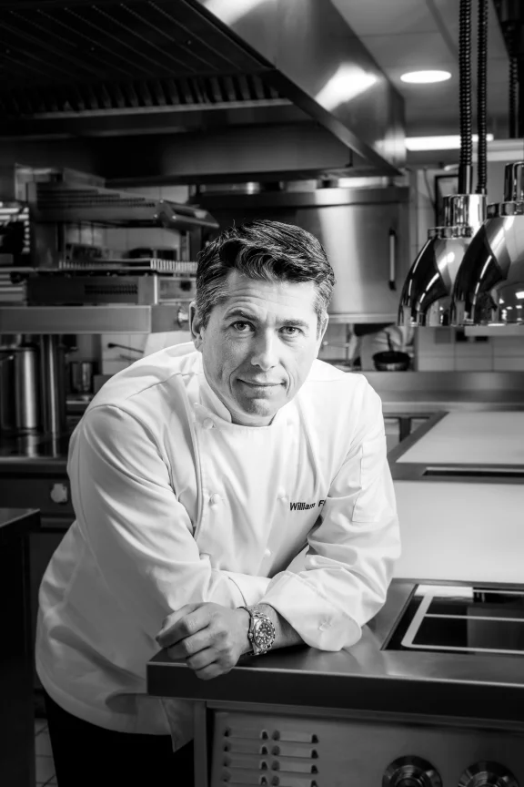 Le chef William Frachot a travaillé chez Bernard Loiseau et Jacques Lameloise avant d'ouvrir son restaurant. Photo Pascal Etienne Lattes.